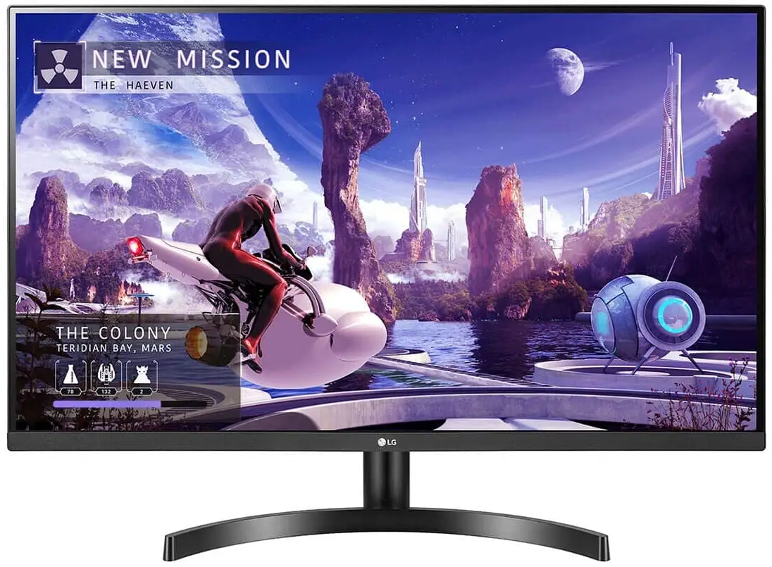LG 32QN600-B monitor przod